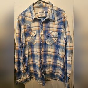 Men's XL Reclaim Pearl Snap Button Up